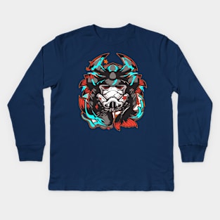 Future samurai Kids Long Sleeve T-Shirt